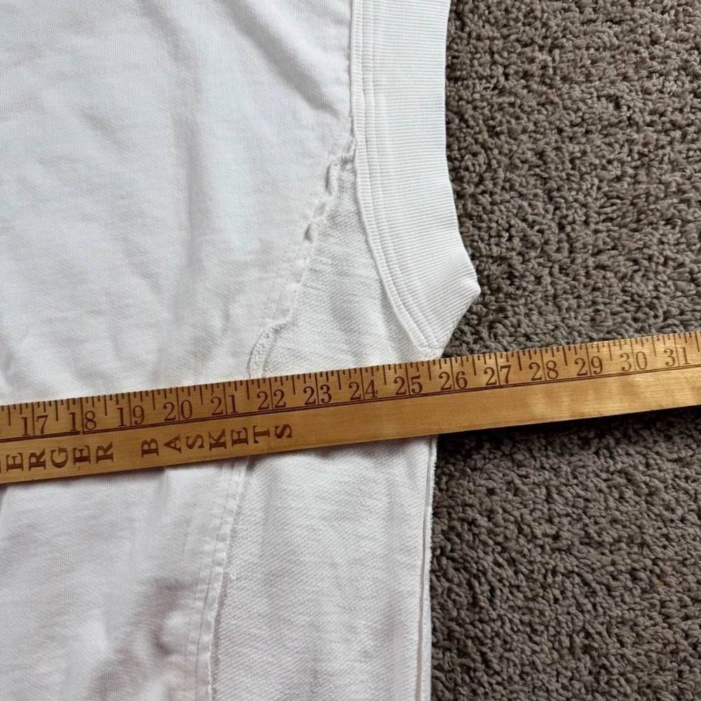 Free People Varsity Sweatshirt‎ Vest Striped V-Neck womens Small  Ivy oversized